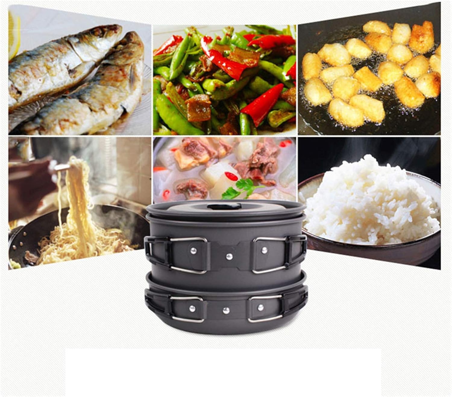 クッカー セット キャンプ用品 23人 アウトドア調理器具 アウトドア