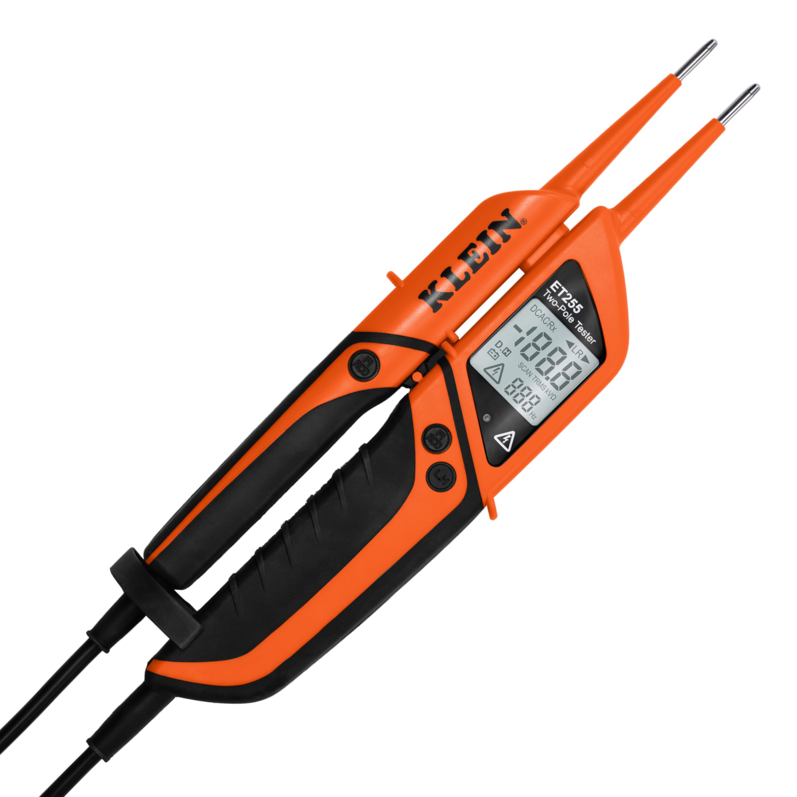 Klein Tools ET255 Spannungsprüfer mit True RMS | 3-1000 V AC / 4-1400 V DC | CAT IV 1000 V | FI/RCD-Test | Durchgangs-, Widerstands- und Drehfeldprüfung | IP65