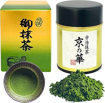 抹茶 Amazon | 京都・宇治田原製茶場 宇治抹茶 京の華 40g matcha 缶