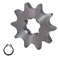 Vista 1 de 428-10T-0.669 in - Piñón de motor delantero para motocicleta se adapta a motocicletas de 50 cc, 70 cc, 110 cc, 125 cc, mini bicicleta ATV Quad