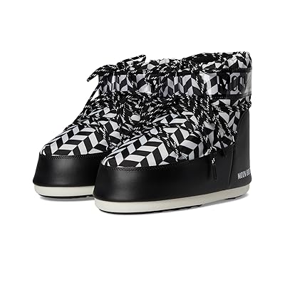 MOON BOOT Icon Low Optical Boots Black/White