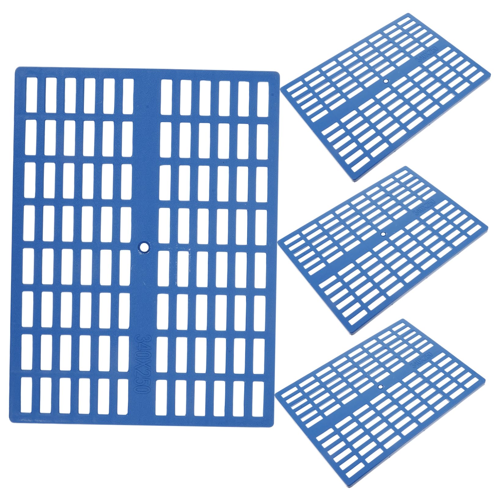 Abaodam 4Pcs Rabbit Cage Mats Durable Plastic Floor Cushions for Small Easy to Clean Scratches for Guinea Pig Chinchilla Bunny Cages