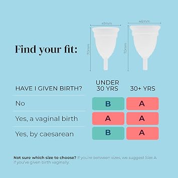 Mooncup Original Menstrual Cup - Size B (Under 30 or No Vaginal Birth)
