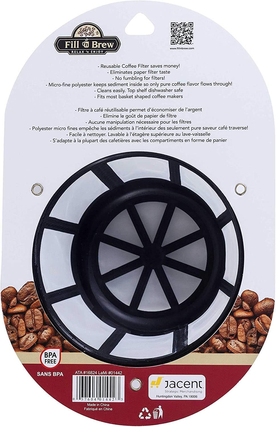 Fill 'n Brew Reusable Coffee Filter Basket for Most Mr. Coffee, Black & Decker, Regal & Procter Silex Coffee Makers: Home & Kitchen