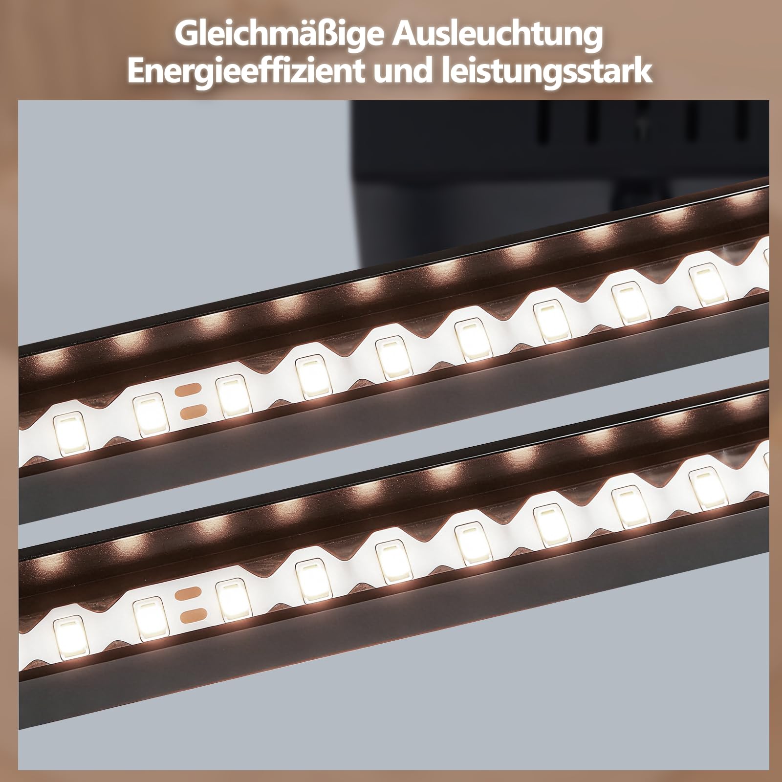 Homefire Deckenleuchte LED Deckenlampe Küche 4ER 20W Schlafzimmerlampe