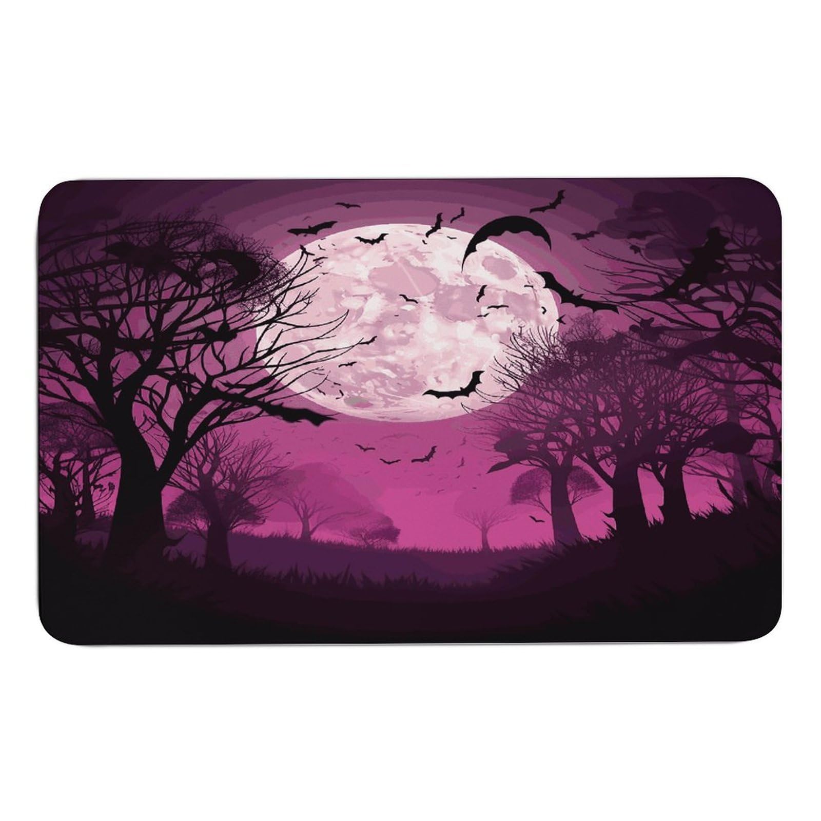Alfombrillas absorbentes ACEPrints Purple Moon2 alfombra rectangular ba&ntilde;o 50x80