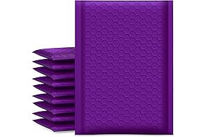 6x10 Inch Purple Bubble Mailers 25 Pack, UCGOU Small Business Mailing Packages