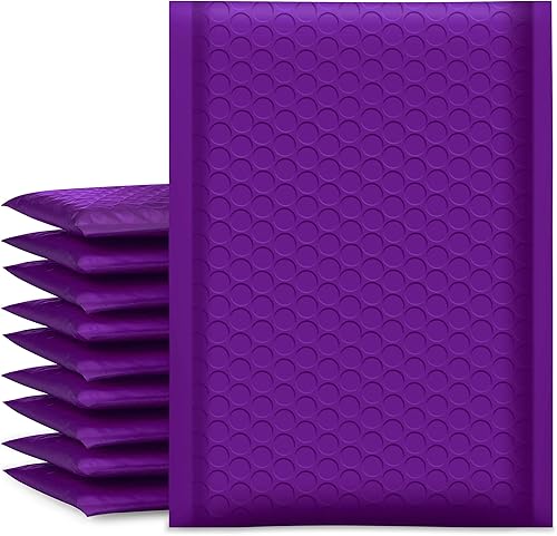 Miniatura 12 de UCGOU - Sobres acolchados de burbuja de 6" x 10", sobres de polietileno blancos para negocios pequeños, bolsas impermeables para envíos al por