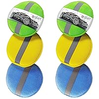 Glart - Set di 6 spugne in microfibra per lucidatura a mano dell'auto
