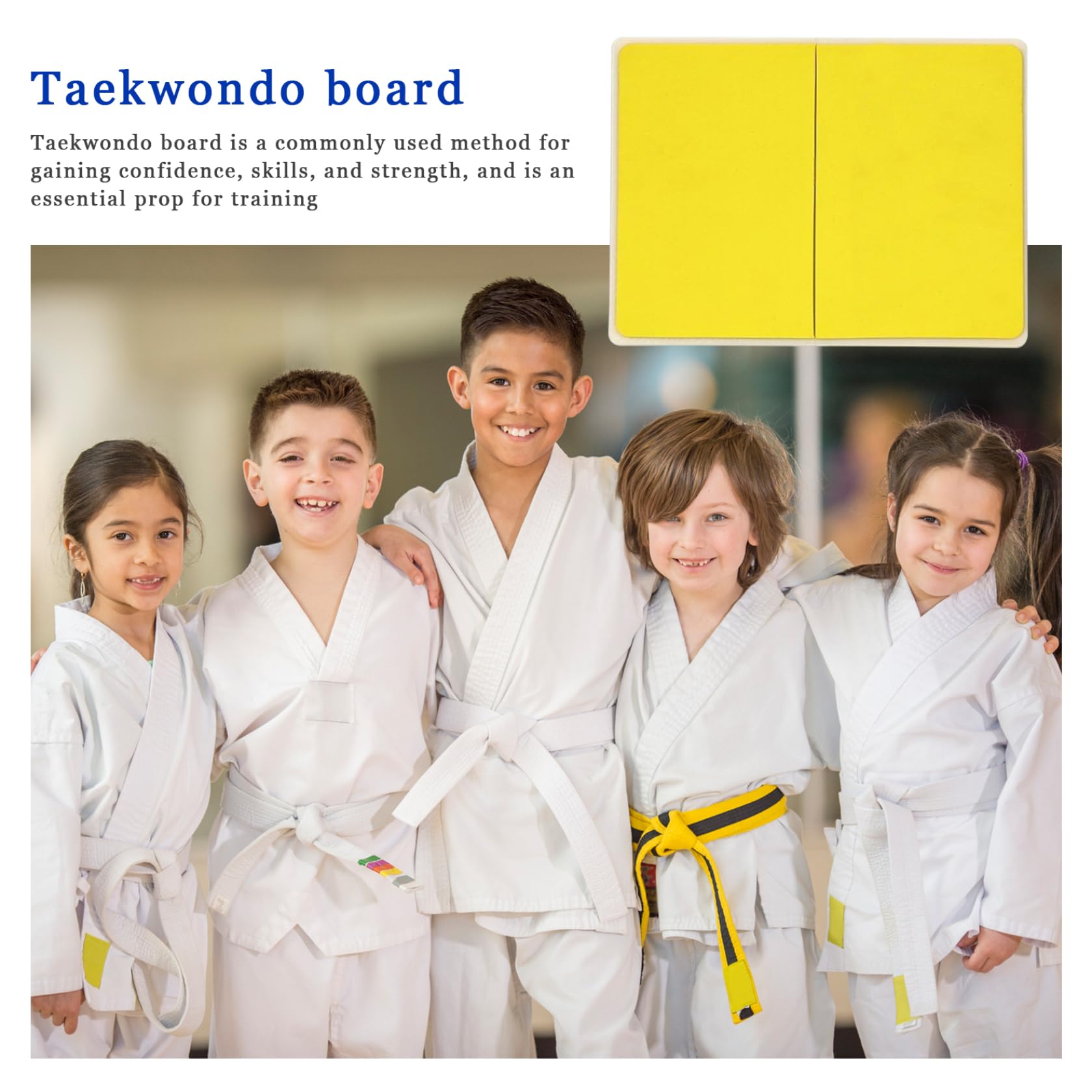 Zerbrechliches Brett Für Kinder Taekwondo Kick Pad Verdickte Bauchmuskeln Eva Training Karate Bretter Taekwondo Brechbretter Für Leistungsübungstests Gelb
