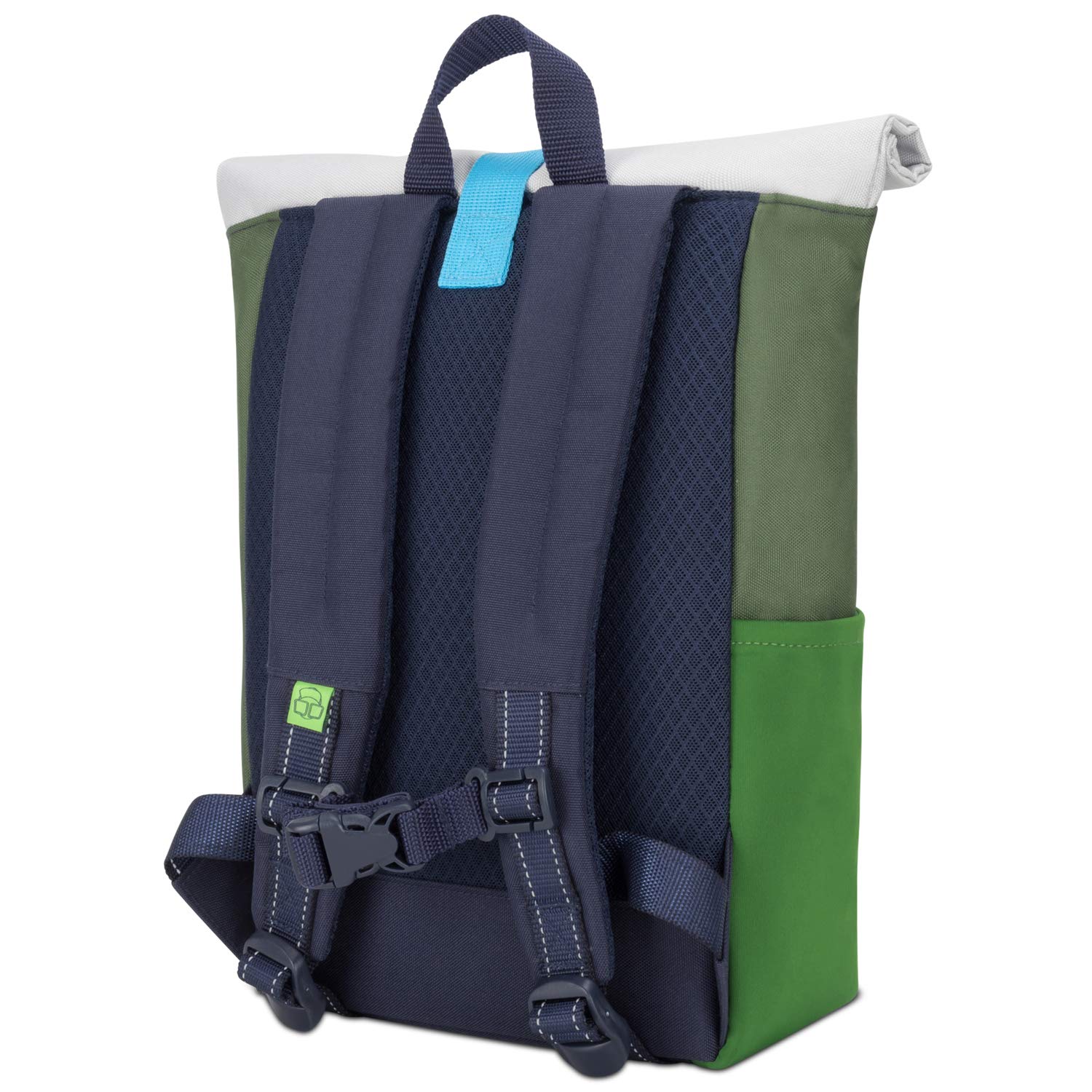 Johnny Urban Mochila Infantil Niñas y Niños Verde - Junior Aaron - Mochilas Niños Guardería & Escuela Primaria y Escolares - Repelente al Agua