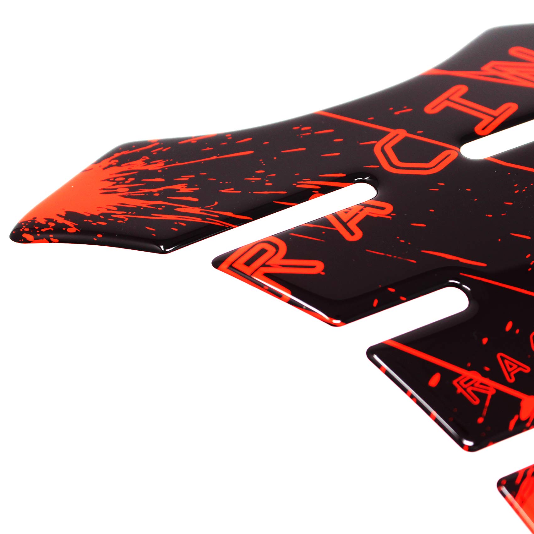 Protection autocollante en gel pour réservoir de moto Effet 3D brillant Couleur fluo