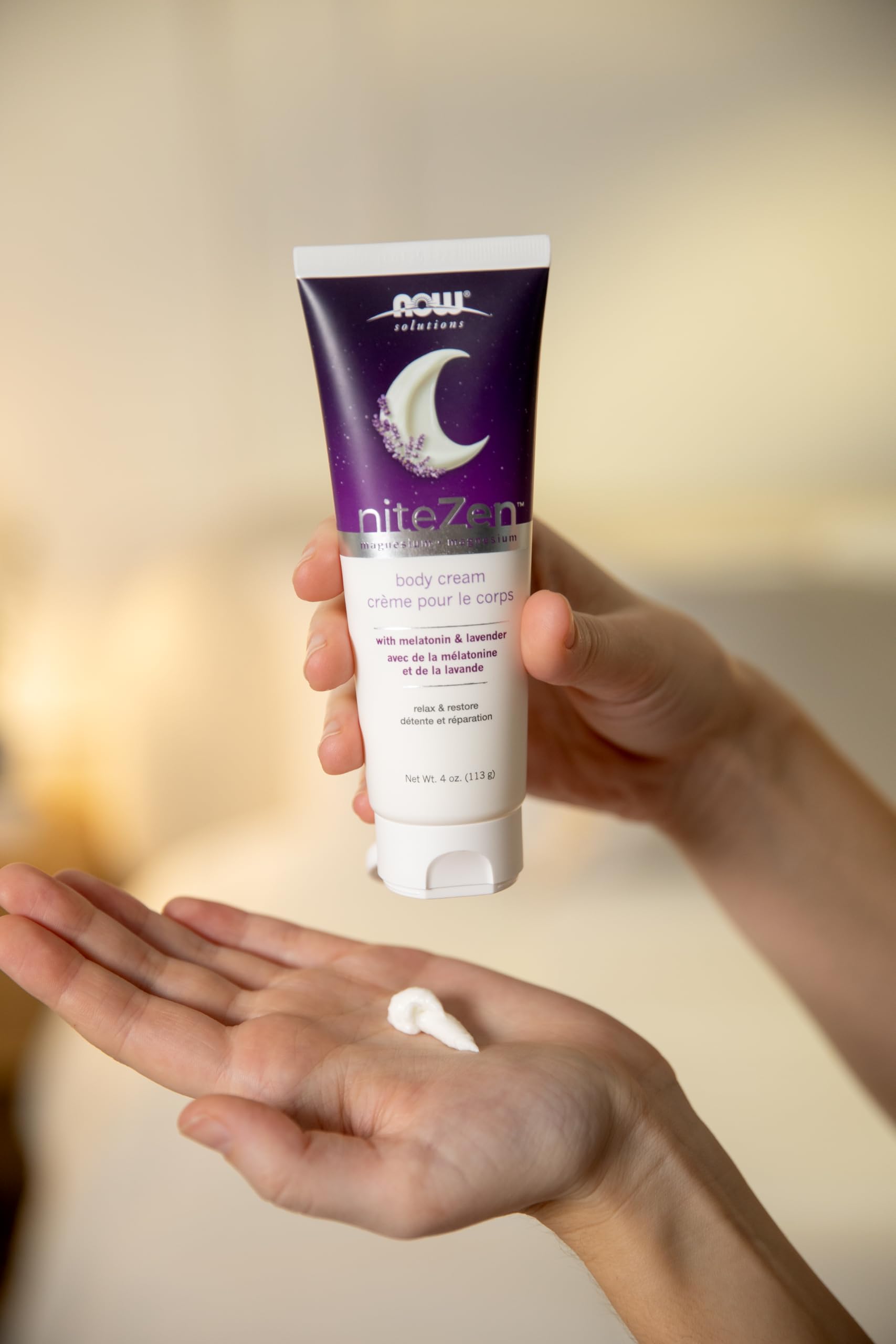 Amazon.com : NOW Solutions, niteZen™, Magnesium Cream, Melatonin