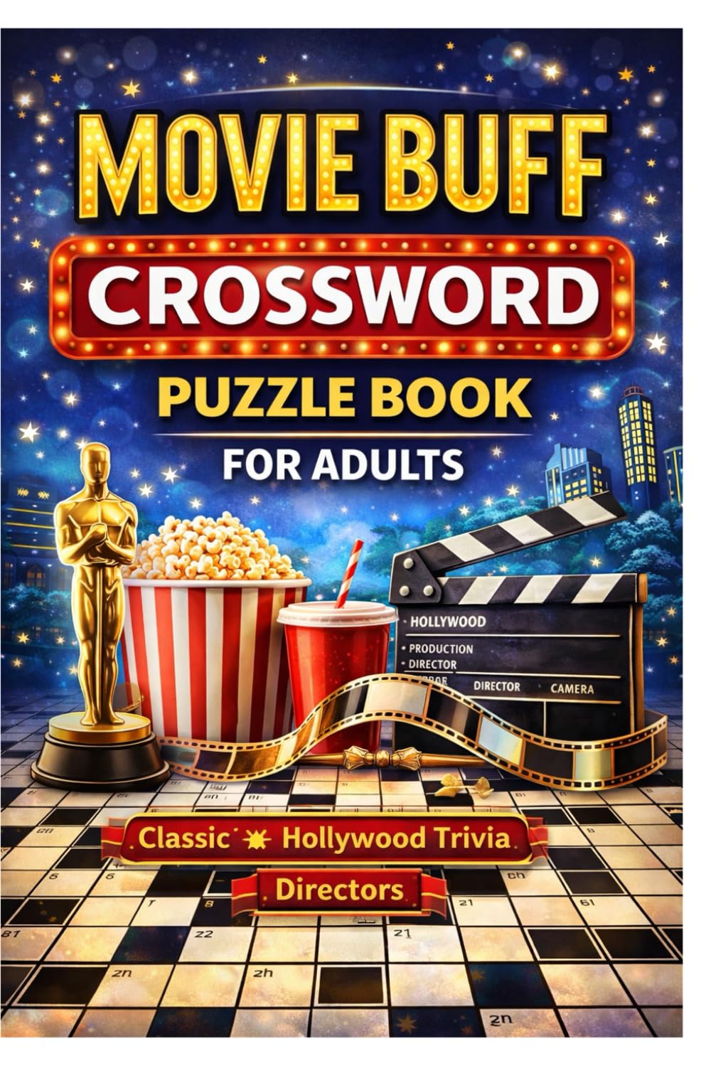 Movie Buff Crossword Puzzle Book For Adults