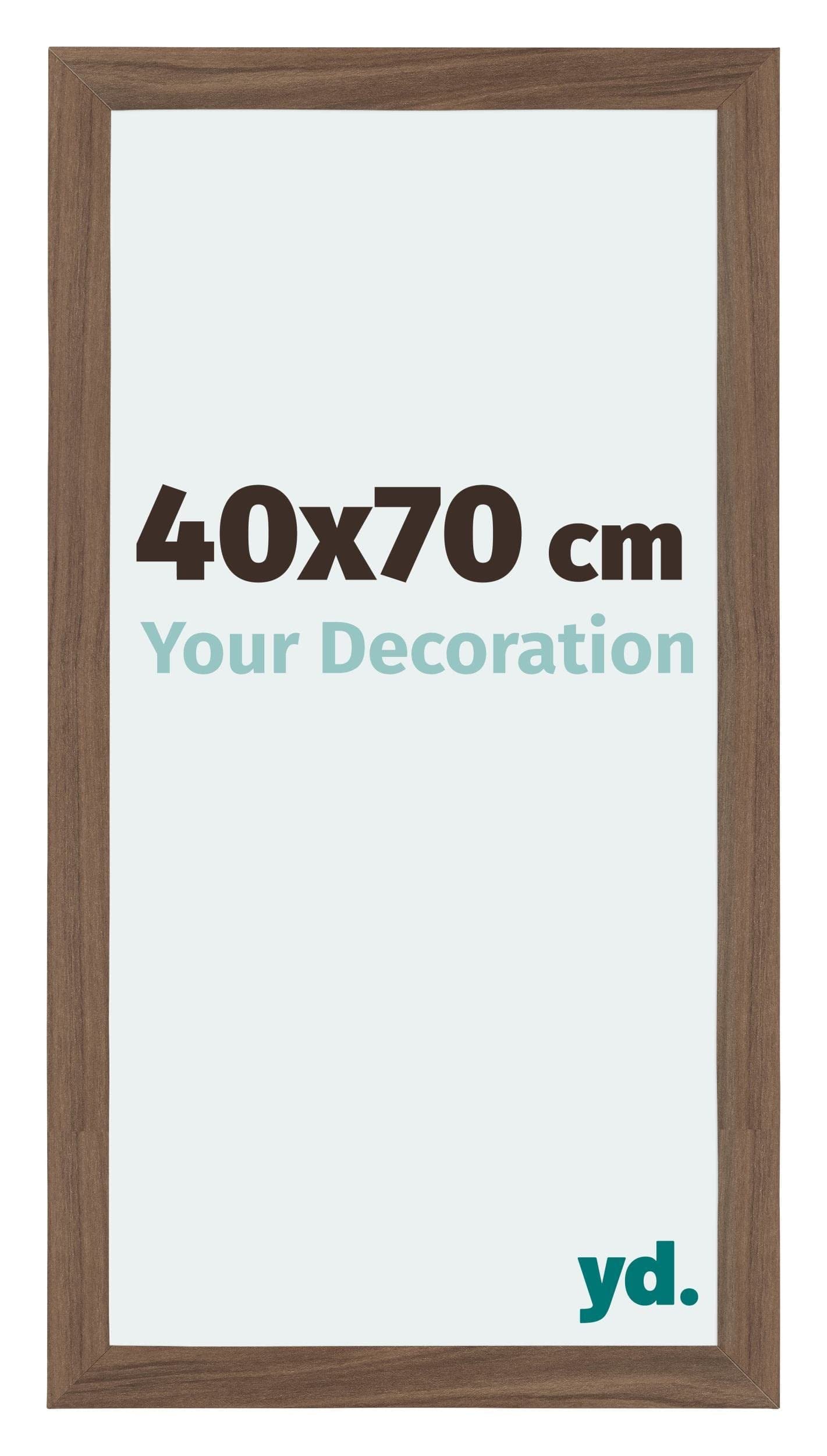 Your Decoration - Picture Frame 40x70 cm - Walnut Dark - Decorative Wall Frame in MDF with Antireflection - Frame 40x70 - Mura โ image 1