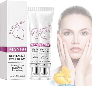 Eyelift Serum - Mango Revitalize Eye Cream, Removes 99% of Eye Bags & Dark Circles, Under Eye Serum Roller Ball, Firming Eye Cream for Puffy Eyes and Dark Circles, Hydrating Smoothing