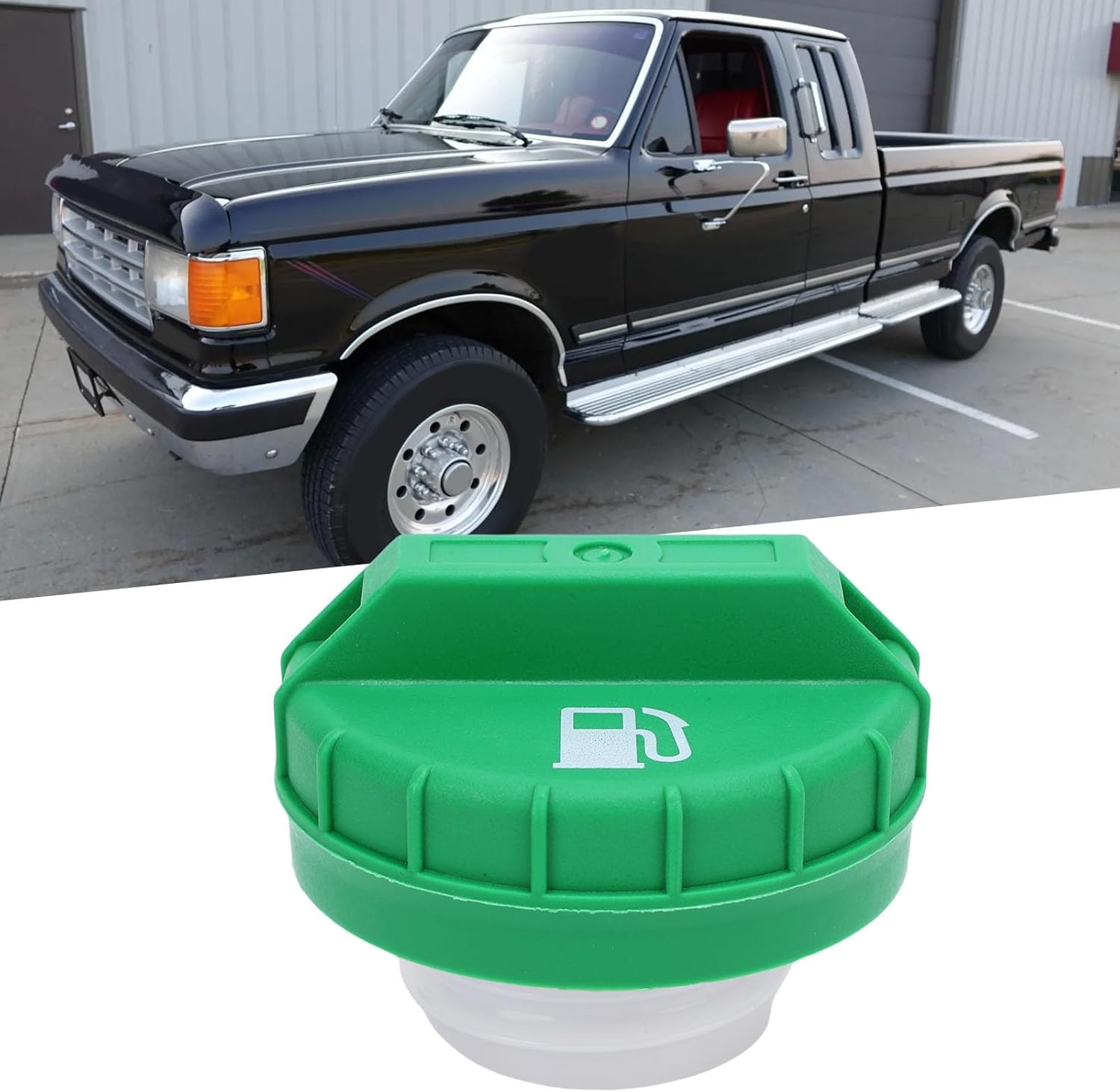 Fuel Gas Cap with Rubber Seal, Tight Fitting, ABS Material, Replacement for 2500 and 3500 HD - Leak Proof, Durable Construction, Easy Installation for Heavy Duty Vehicles