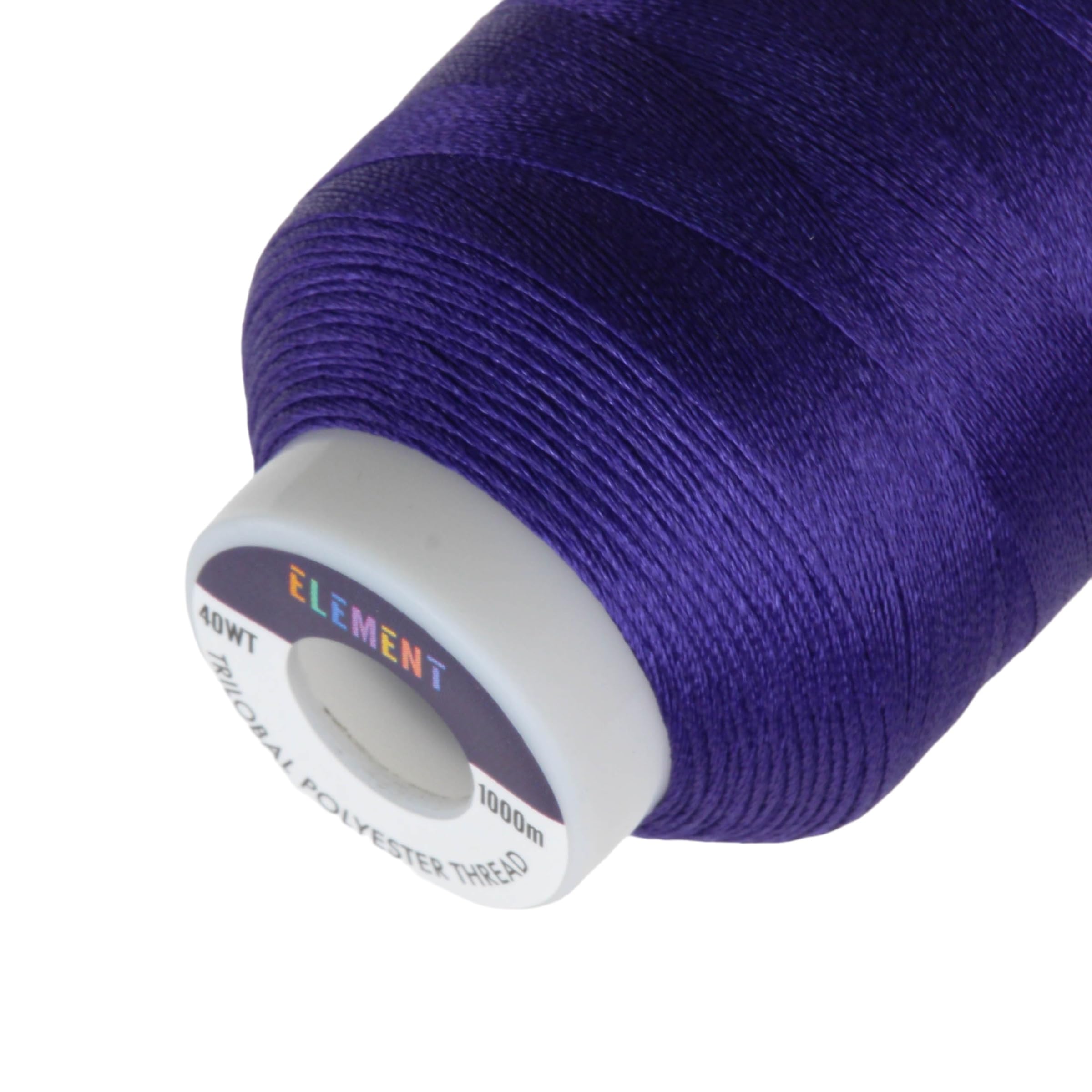 Element Thread Club 40wt Machine Embroidery Polyester Thread | 1000m (1049yd) | Glossy | Ultra Violet