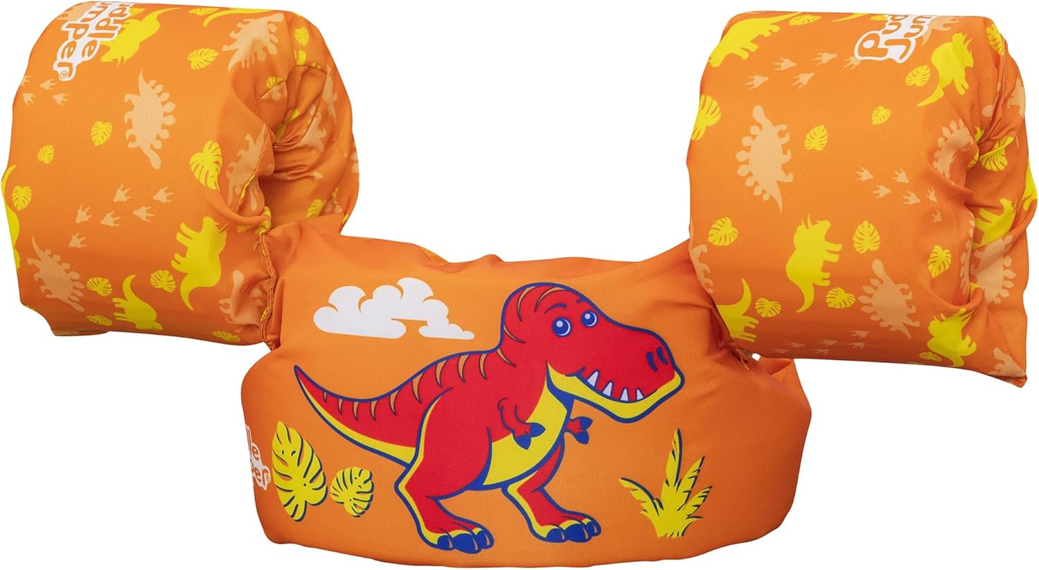 Puddle Jumper Fabric Kids Life Vest with Armbands | US Coast Guard Approved | Youth Swim Trainer | Weight Capacity 33-55lbs | Adjustable | Comfortable Polyester