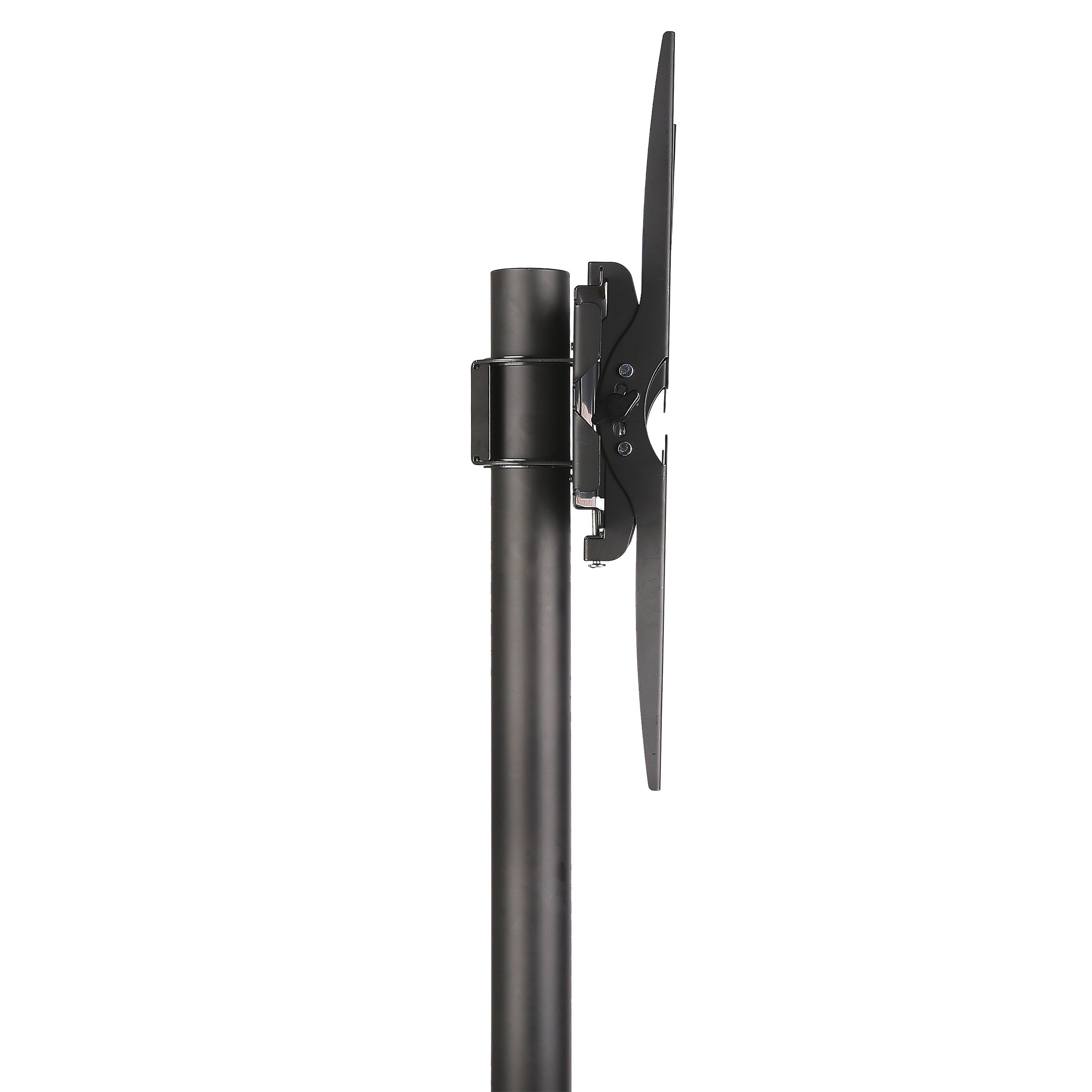 Ergosolid Falco-24 - Soporte de Suelo para TV, con Ruedas para Pantallas LCD LED y TV Curvas de 23"-55", Capacidad de Carga 25 kg, Negro