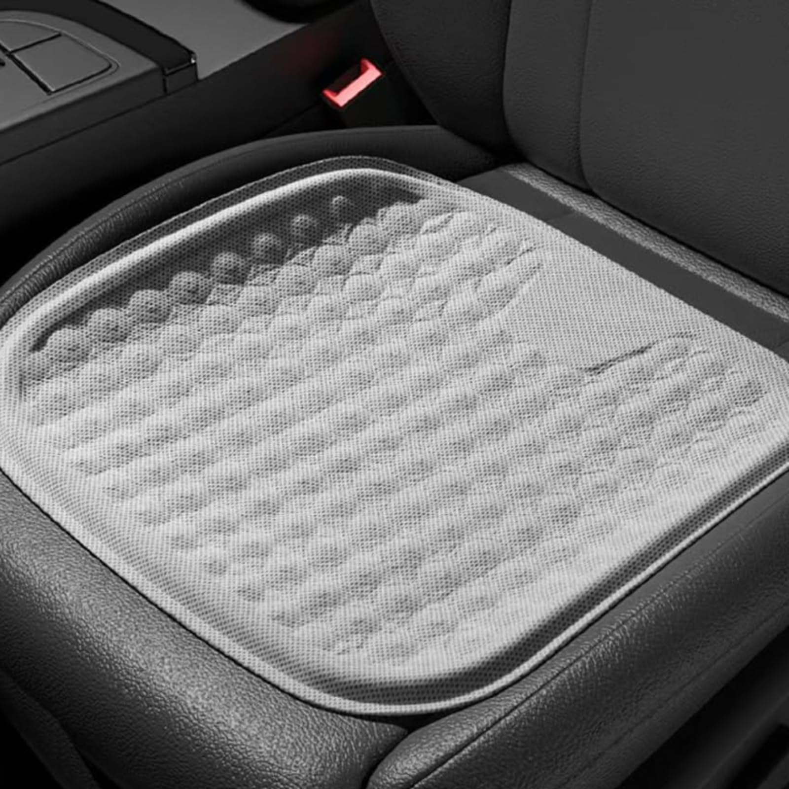 RWQZEOJO for Peugeot 106 205 206 306 307 309 406 806 807 Car Seat Cushion, Cooling Gel Seat Cushion for Car Driving, Breathable 3D Mesh Pressure Relief Car Seat Pad for Summer,B