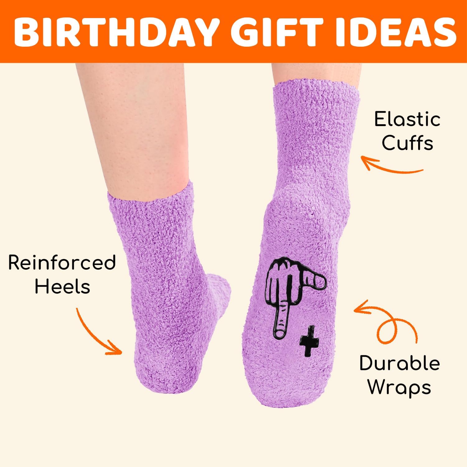 HAPPYPOP 45TH Birthday Gifts - Women 45 Year Olds Socks, 45th Birthday Gift Idea for Man - Image 4