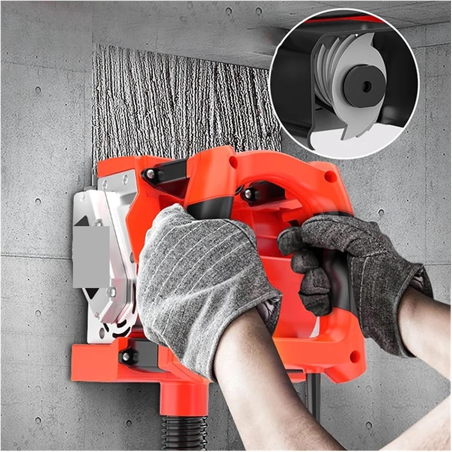 1500W Electric Hand Planer Wide Pure Copper Motor High Efficiency Powerful Electric Wall Planer