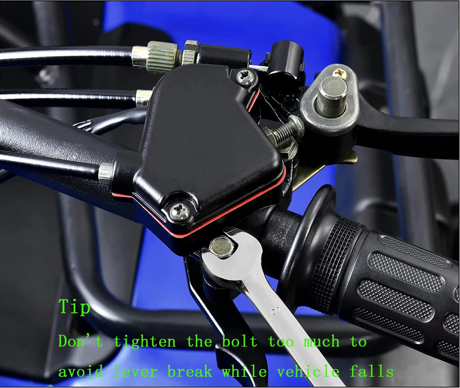 Billet Thumb Throttle NEW THUMB THROTTLE W/ DUAL BRAKE LEVER FOR 2 ...