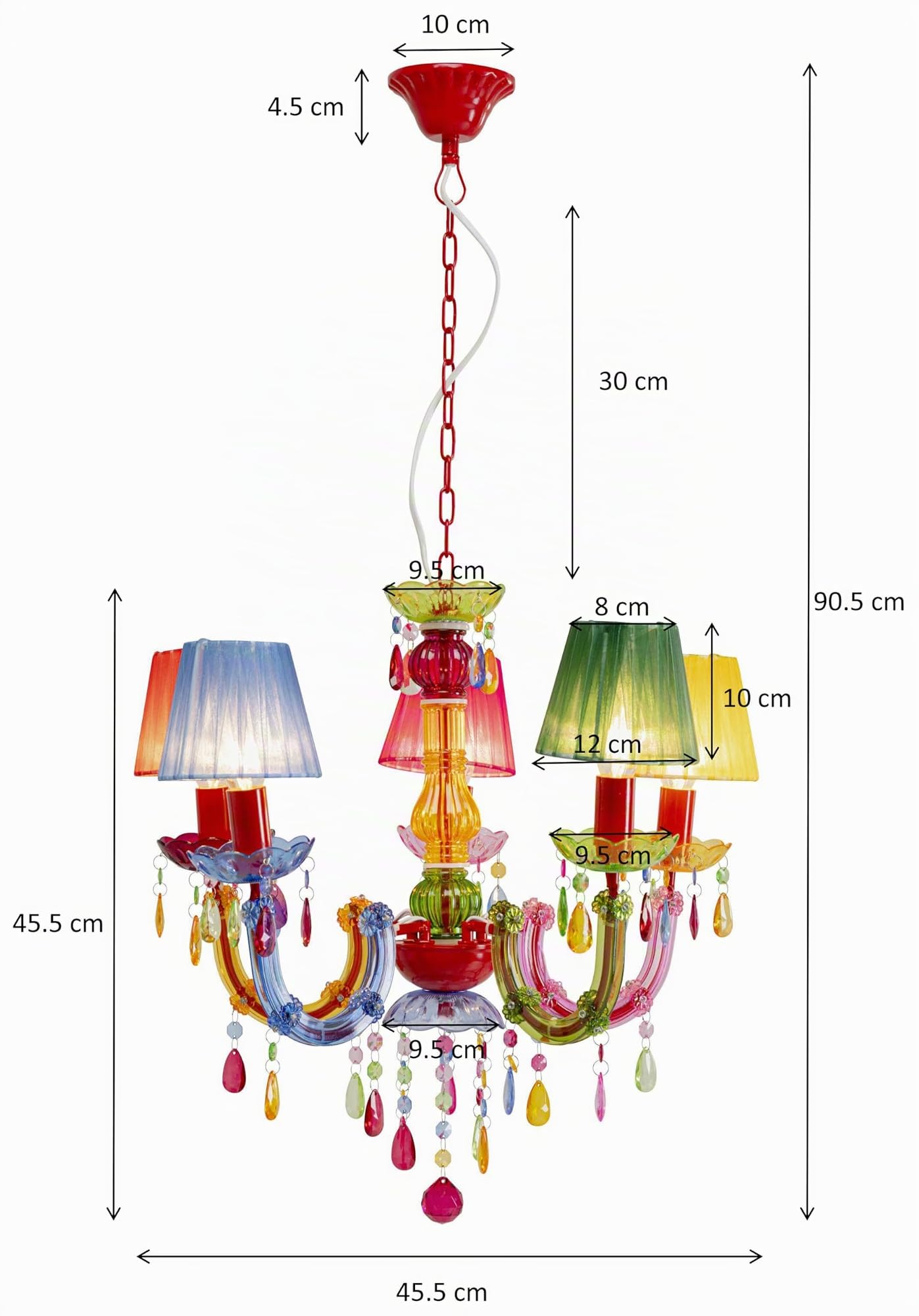 Kare Design Hängeleuchte Starlight, Mehrfarbig/Bunt