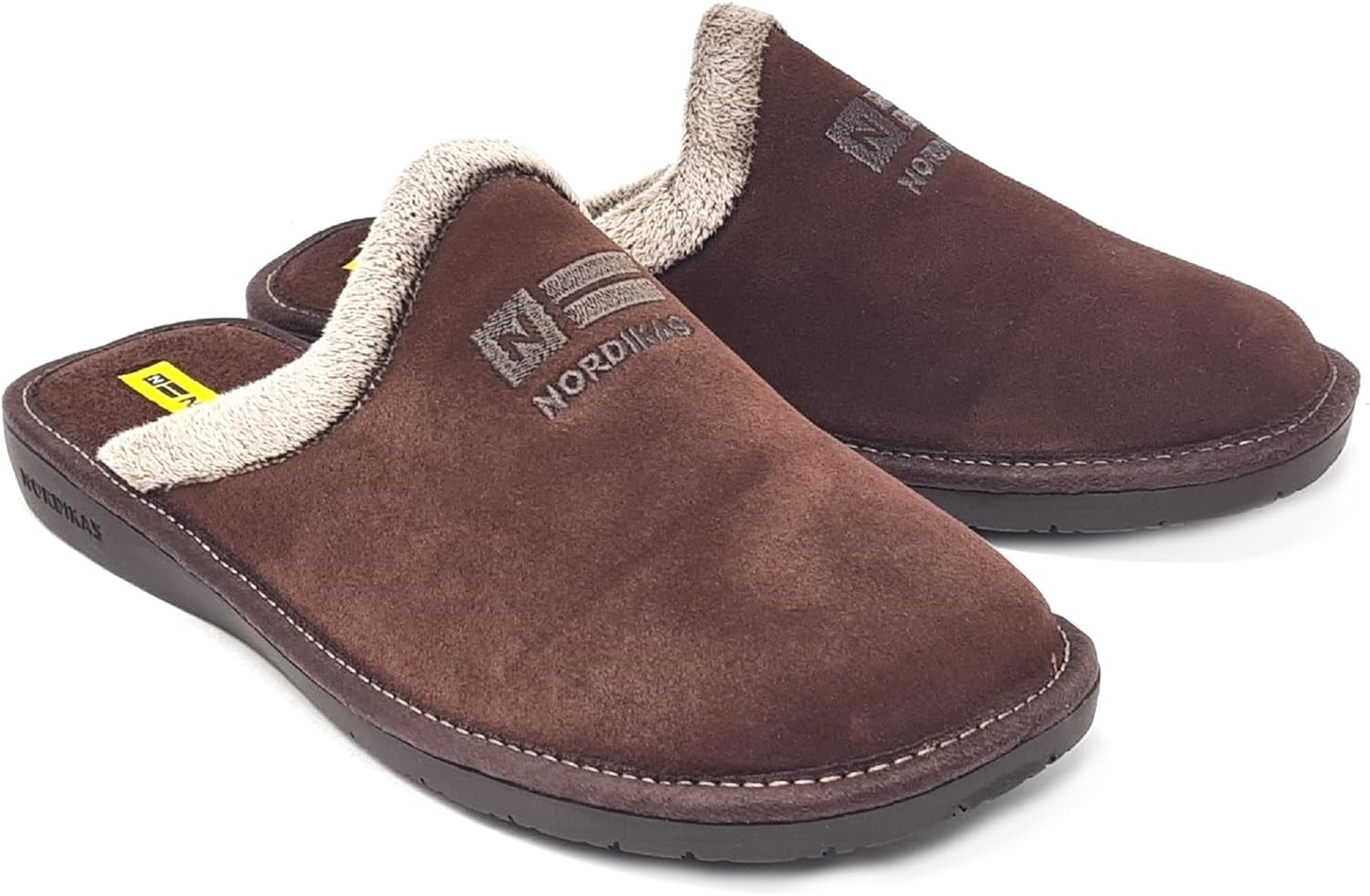236 Zapatillas Afelpado Negro Nordikas Para Hombre Talla 41