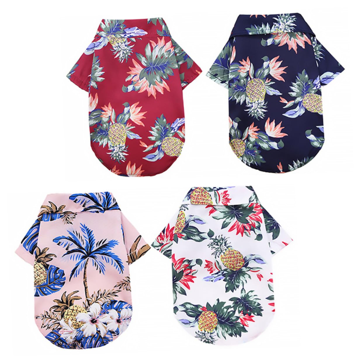 Chemise pour chien style hawaïen idéale pour les vacances à la plage