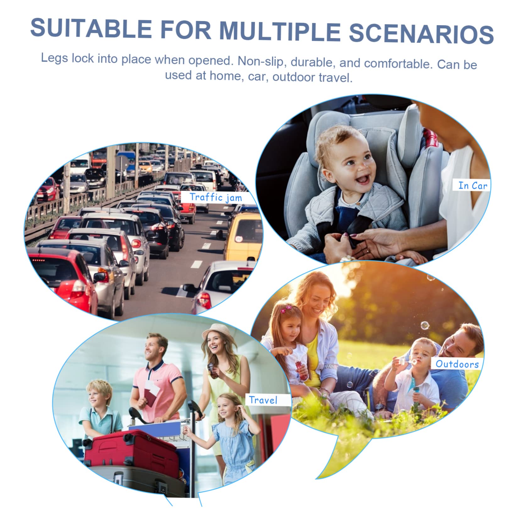 CIMAXIC Portable Toddler Potty Folding Travel Potty for Boys/Girls Indoor/Outdoor Training Potty Chair