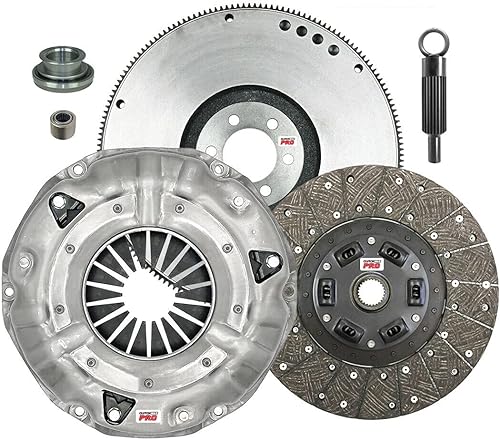 ClutchMax PRO - Kit de embrague OEM resistente con volante compatible con Chevrolet Chevy Corvette C3 454ci 7.4L GM LS5 LS6 (CP04504HD-FW167531-CK)