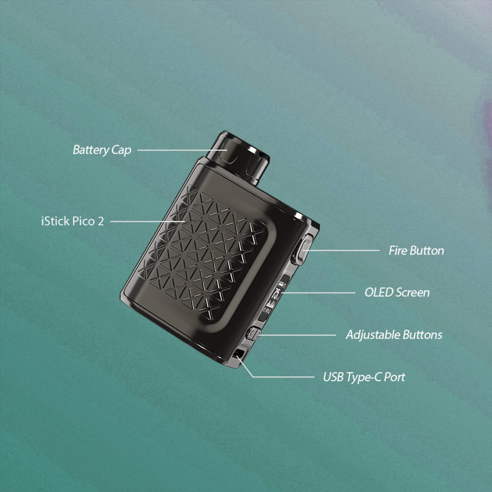 Box Istick Pico 2 Eleaf Gunmetal : Amazon.fr: High-Tech