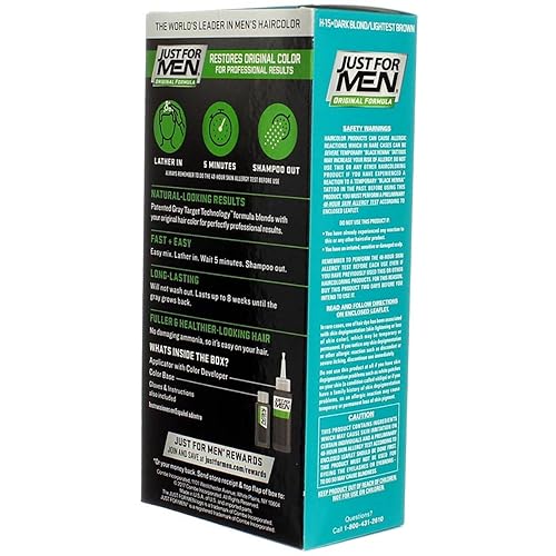 Miniatura 5 de Just for Men Color de pelo H-15 Rubio oscuro 1 cada uno paquete de 4