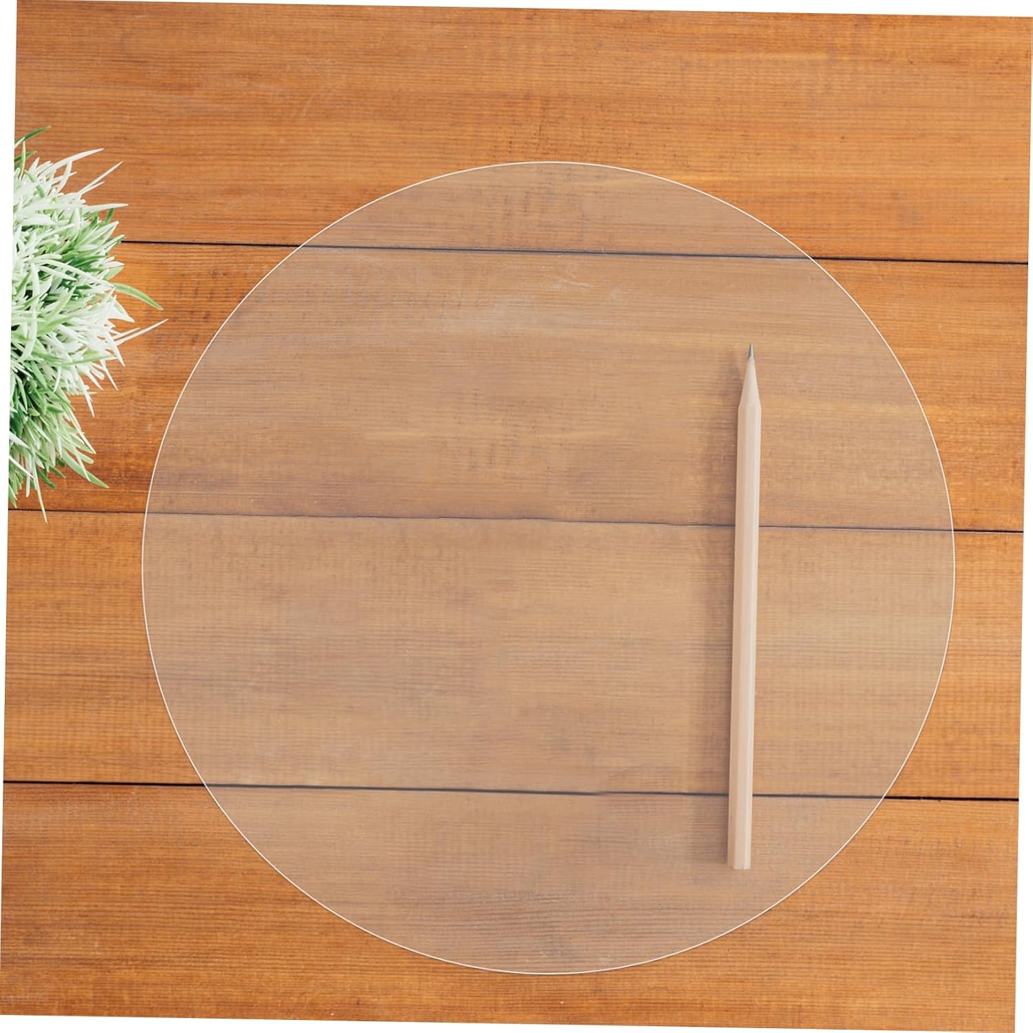 Round Acrylic Sheet Transparent Disc for DIY Projects Painting Crafts and Artistic Endeavors Lightweight and Easy to Store