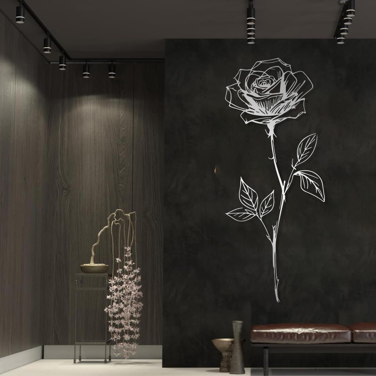 Décoration murale en métal Fouholk : habiller un mur vide avec élégance