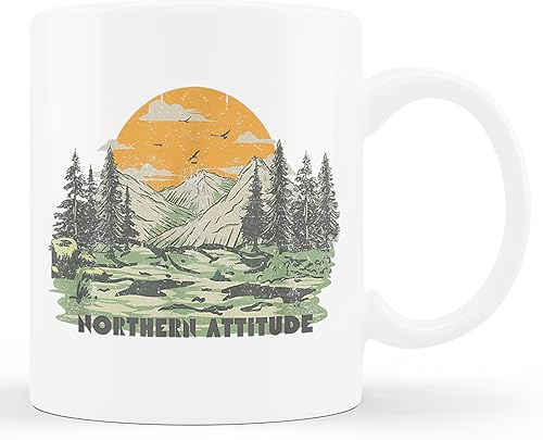 Tuantuyetvoi Northern Attitude Noah Kahan Taza de café blanca de 11 oz disponible en Yaxa Venezuela