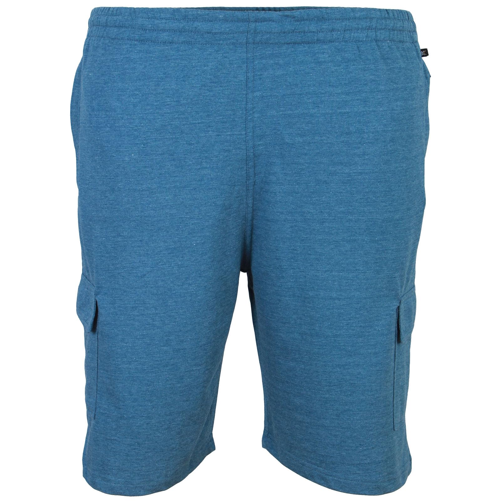 Kam Men's Denim Jeanswear Big Size Jersey Cargo Shorts Elasticated Waist Drawstring 5XL (300), (Kj300005605xlu00)