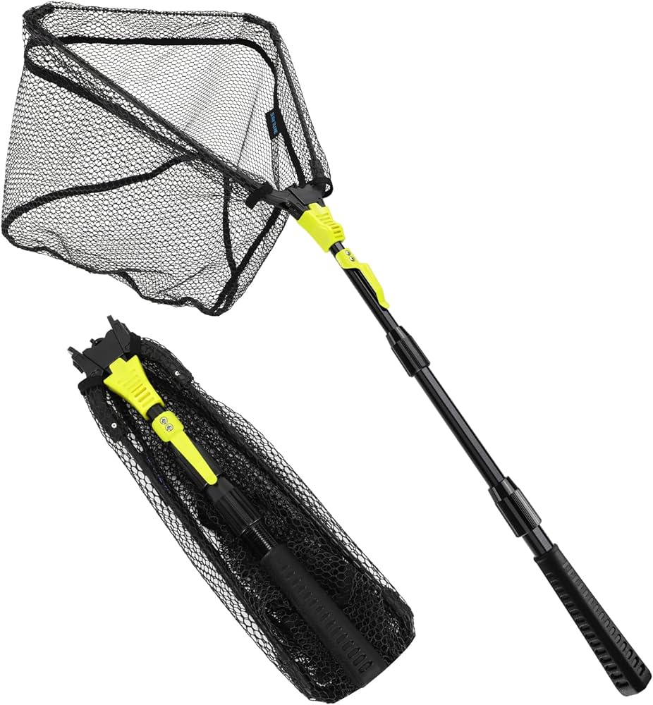 Amazon | サンライク（SANLIKE）玉網 タモ網 折り畳み式 ワンタッチ