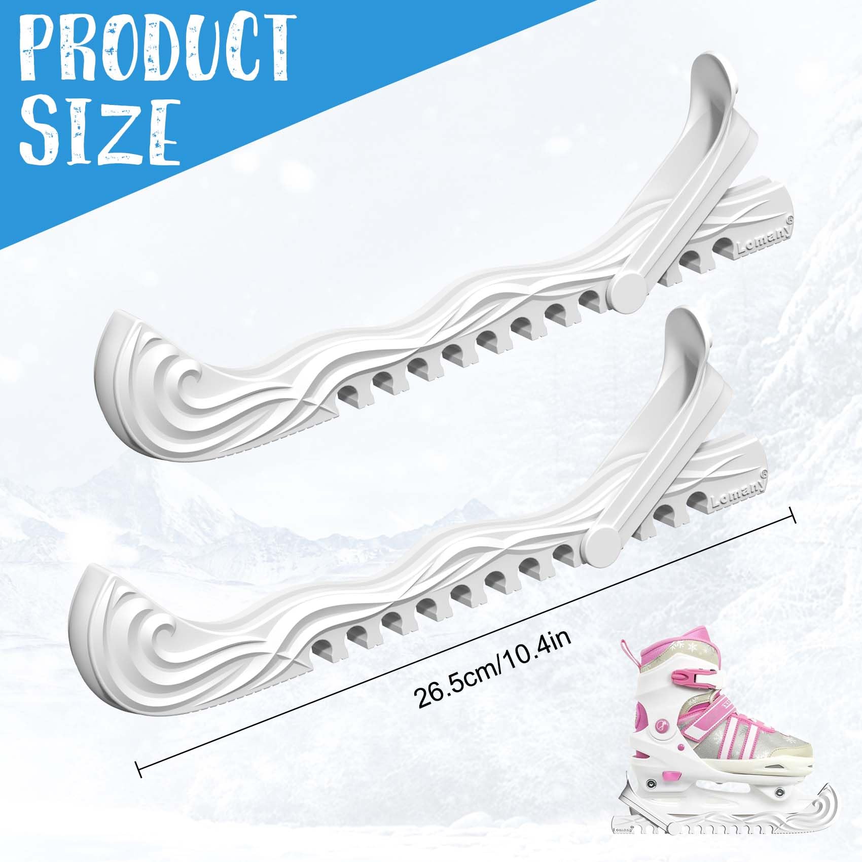 Protectores de patinaje sobre hielo, zapatos de hockey, cubiertas de cuchillas de patinaje sobre hielo, hebillas ajustables, protectores de patinaje artístico, accesorios de hockey sobre