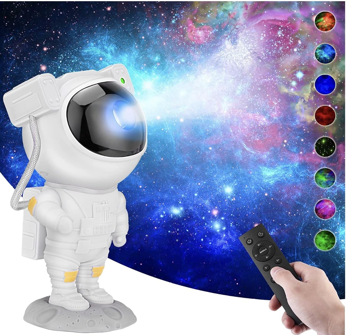 TMDA Astronaut Galaxy Projector with Remote Control - 360° Adjustable Timer Kids Astronaut Nebula Night Light, for Gifts,Baby Adults Bedroom, Gaming Room, Home and Party (Corded Electric) (B0DF5M74QY) Amazon Price History, Amazon Price Tracker