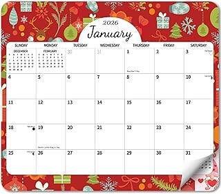 2026 Magnetic Calendar for Refrigerator 24 Month 13 x 11.4 Inch from January 2026 to December 2027, Fridge Wall Monthly Magnet Calendar Planner, Season and Holidays Decor for Home Easy Organizing