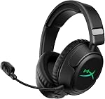 HyperX Cloud Flight 2 – Wireless Gaming Headset, Customizable RGB Lighting with Removable Earcup Plates, up to 100 Hours of Battery Life, 2.4GHz & Bluetooth, Multi-Platform Compatibility - Black