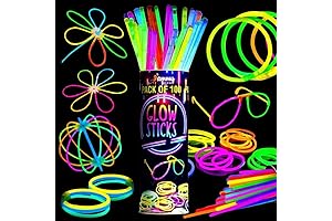 Premium Party Glow Necklaces and Bracelets (205 pcs)