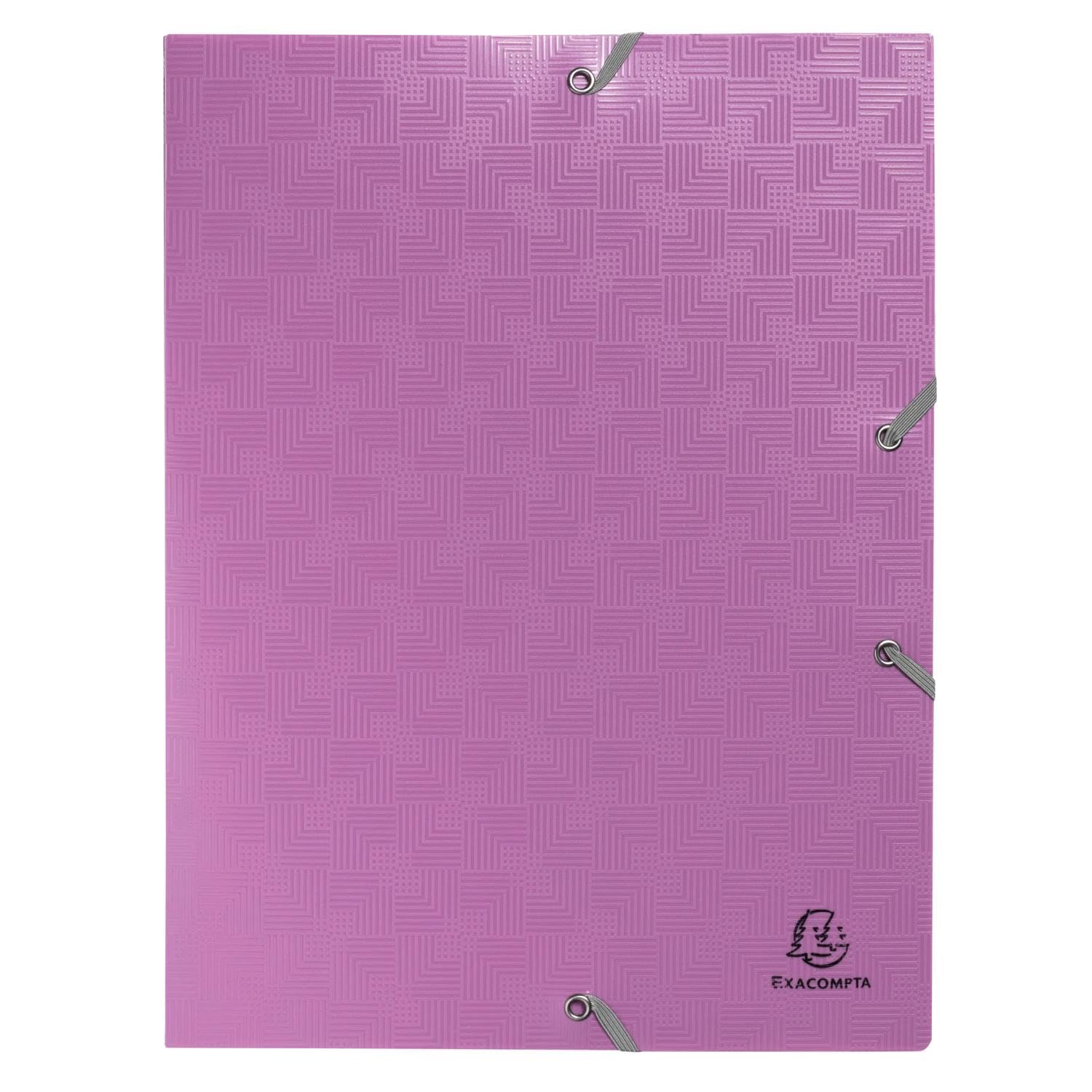 Exacompta 8 scatole archivio PP Pop'N Co con elastici A4 dorso 4 cm