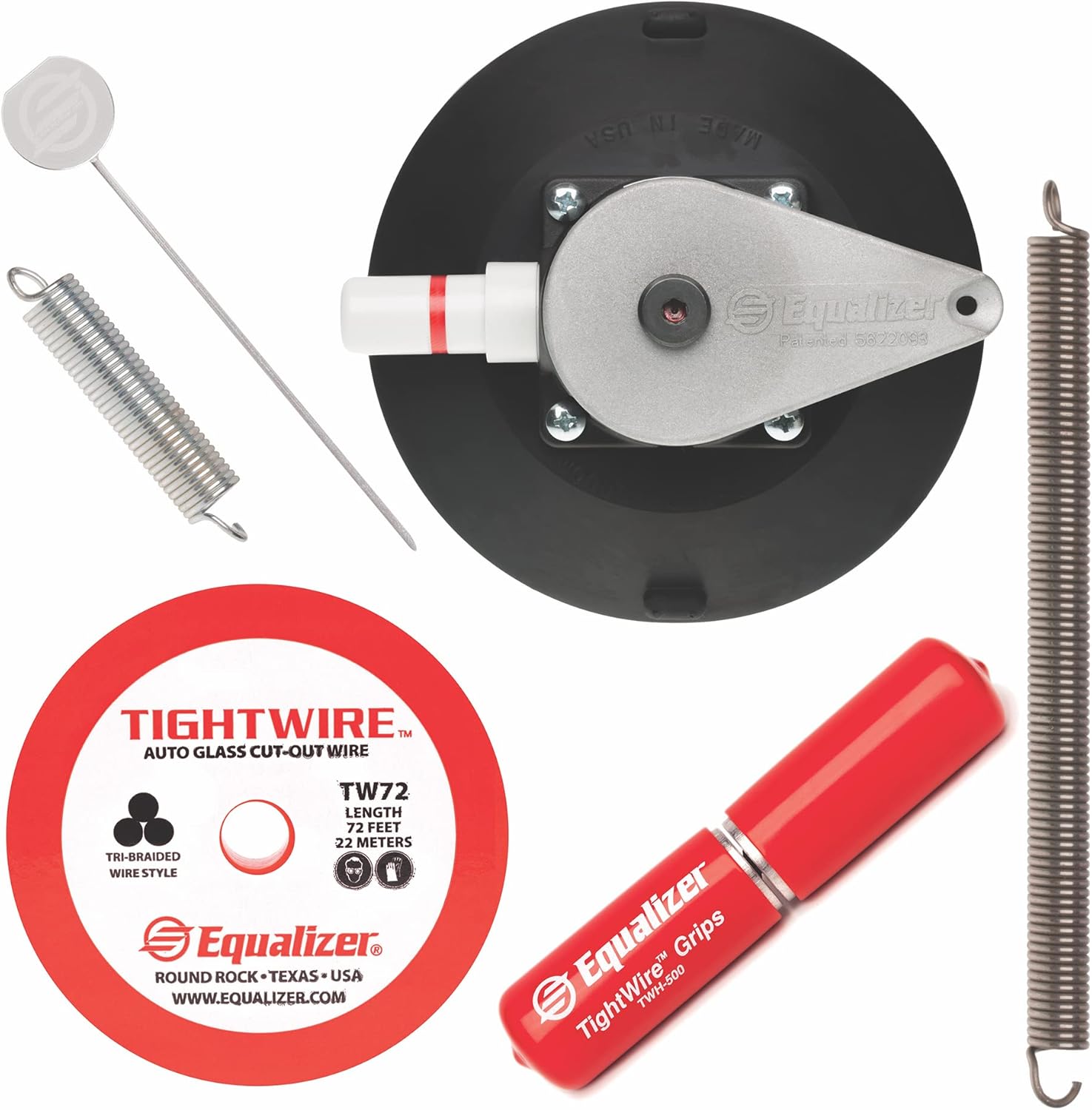 Equaizer Sidewinder Windshield Removal Tool Acts Like Another Person Sitting Inside The Vehicle Pulling The Wire Back After You Have Made Your Cutting Stroke (VSR73E)