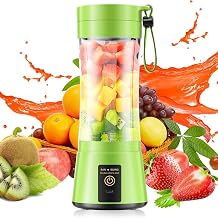 Portable Personal Size Mini Blender - Small Blender Make Smoothies & Shakes | Small Blender with 6 Stainless Steel Blades, BAP-Free, Easy Clean, Powerful Blending Freshly Squeezed in Sports/Office/Gym