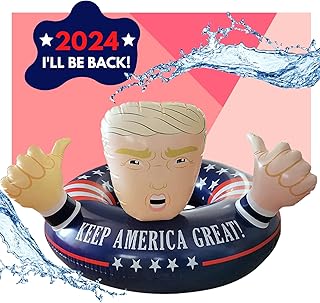 Donald Trump de flotador de piscina, inflable anillo 42" Hot Summer Party 2017