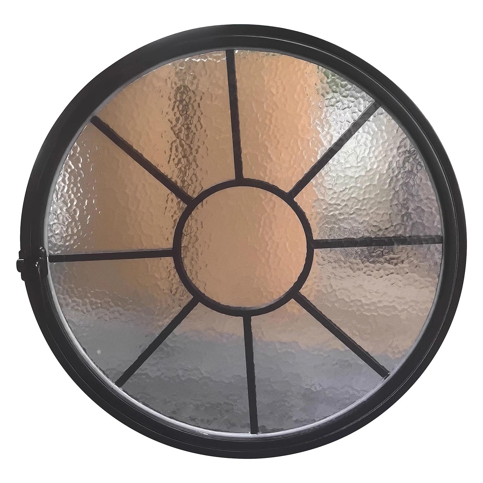 Ventana redonda de aleación de aluminio con giro de 360° para una ventilación total